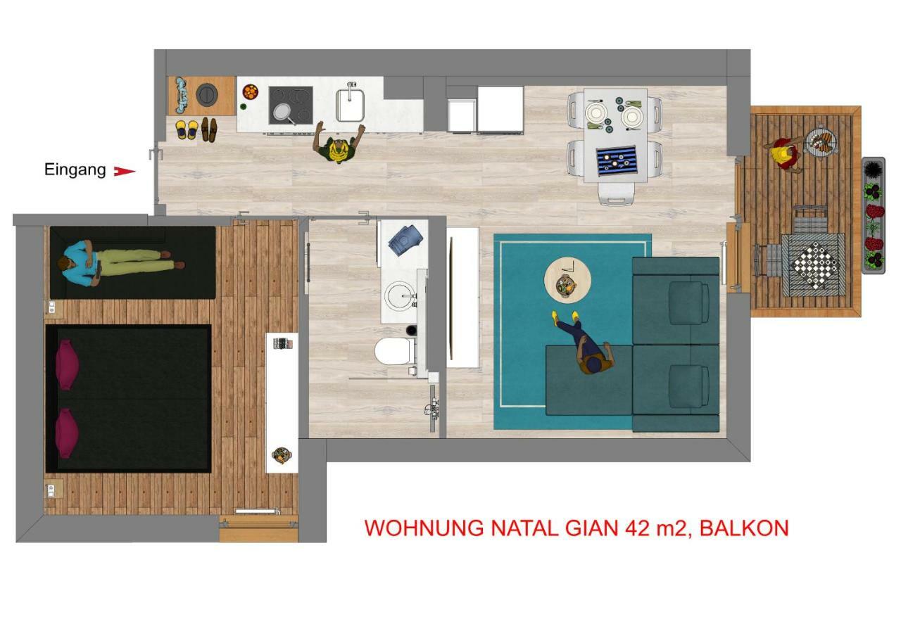 Ferienwohnung Natal Gian Ischgl Exterior foto